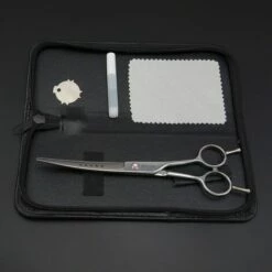 FUIENKO 7 Zoll Professional Pet Schere, Schere Gebogene Schere, Hund Gebogene Scheren Für Hund Grooming,D253,CHINA