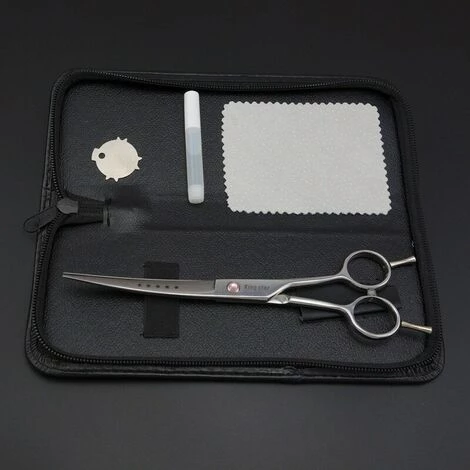 FUIENKO 7 Zoll Professional Pet Schere, Schere Gebogene Schere, Hund Gebogene Scheren Für Hund Grooming,D253,CHINA 1 FUIENKO 7 Zoll Professional Pet Schere, Schere Gebogene Schere, Hund Gebogene Scheren Für Hund Grooming,D253,CHINA