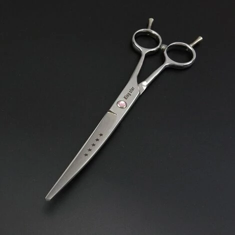 FUIENKO 7 Zoll Professional Pet Schere, Schere Gebogene Schere, Hund Gebogene Scheren Für Hund Grooming,D253,CHINA 2 FUIENKO 7 Zoll Professional Pet Schere, Schere Gebogene Schere, Hund Gebogene Scheren Für Hund Grooming,D253,CHINA – Bild 2