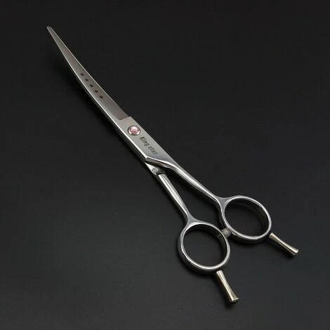 FUIENKO 7 Zoll Professional Pet Schere, Schere Gebogene Schere, Hund Gebogene Scheren Für Hund Grooming,D253,CHINA 3 FUIENKO 7 Zoll Professional Pet Schere, Schere Gebogene Schere, Hund Gebogene Scheren Für Hund Grooming,D253,CHINA – Bild 3