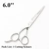 FUIENKO A8001 Links Hand 5.5 ''6'' 7" Friseur Schere Schneiden Schere Dünner Schere Haarschnitt Schere Professional Hair Scheren,A8000 YinYin C 60N