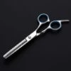 FUIENKO Neue 6 Zoll Schneiden Verdünnung Styling Werkzeug Haar Schere Edelstahl Salon Friseur Scheren Regelmäßige Flache Zähne Klingen,thinning