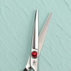 FUIENKO FnLune 5,5 Zoll VG-10 Professional Hair Salon Schere Cut Barber Werkzeug Haarschnitt Scher Friseur Schere Importiert Rubin Lager,JS13255 -Angebote Schneidwerkzeug Store 67129931 3