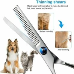 FUIENKO Hundesalon Schere Kit Katze Hund Haar Schneiden Maschine Haustiere Haar Trimmer Set,scissors Set A -Angebote Schneidwerkzeug Store 67129956 3