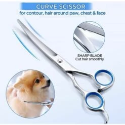 FUIENKO Hundesalon Schere Kit Katze Hund Haar Schneiden Maschine Haustiere Haar Trimmer Set,scissors Set A -Angebote Schneidwerkzeug Store 67129956 4