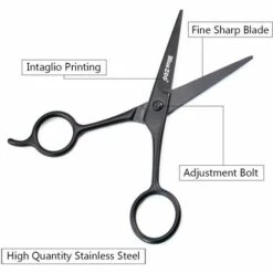 FUIENKO Gesichts Haar Runde Entfernen Nase Haar Bart Augenbrauen Edelstahl Schnurrbart Nase Haar Bart Augenbrauen Wimpern Trimmen Clippers,12.2cm -Angebote Schneidwerkzeug Store 67129970 4