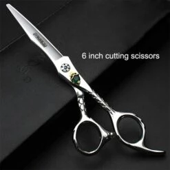 FUIENKO Lager Schraube Scheren Berufs Salon Schere 6 Zoll Schneiden Scissor Sharp Haar Friseur Schere Ausdünnung Schere Barber,6 Inch Cutting