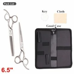 FUIENKO 5 5,5 6 6,5 7 7,5 8 Friseur Schere Barber Schere Haare Schneiden Scheren Verdünnung Hund Pflege Schere 1006 #,1006 Dui 6.5 HeiBao