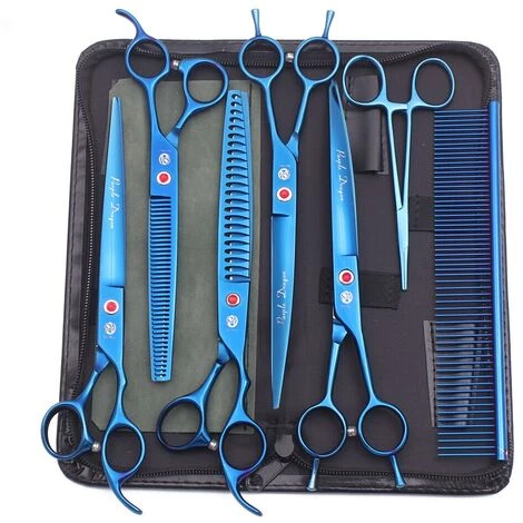 FUIENKO 8 "Puple Drachen Hund Schere Schneiden Gebogene Hundesalon Schere Professional Scheren Salon Barber Mit Tier & Katzen Z3015-B,Z3015 Hei PYYuS4P 2 FUIENKO 8 "Puple Drachen Hund Schere Schneiden Gebogene Hundesalon Schere Professional Scheren Salon Barber Mit Tier & Katzen Z3015-B,Z3015 Hei PYYuS4P – Bild 2