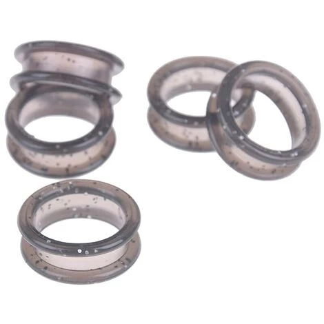 FUIENKO 5 Teile/los Silica Gel Haar Schere Ring Multicolor Schneiden Barber Kreis Schere Friseur Werkzeug Zubehör Großhandel,Black 3 FUIENKO 5 Teile/los Silica Gel Haar Schere Ring Multicolor Schneiden Barber Kreis Schere Friseur Werkzeug Zubehör Großhandel,Black – Bild 3