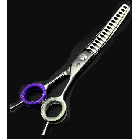 FUIENKO 7inch Fisch Knochen Zähne Pet Hund Nach Oben Gebogene Ausdünnung Schere Professional Schere Dog Pflege Salon Pet Hair Cut Schere,fish Bone Teeth 4 FUIENKO 7inch Fisch Knochen Zähne Pet Hund Nach Oben Gebogene Ausdünnung Schere Professional Schere Dog Pflege Salon Pet Hair Cut Schere,fish Bone Teeth – Bild 4