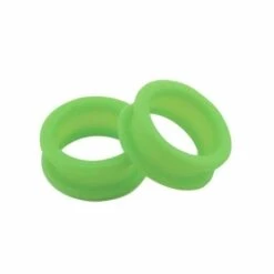 FUIENKO Salon Weiche Silikagel Haar Schere Silikon Finger Ringe Schere Einsätze Groomer Zubehör Griff Ringe Für Barber Scheren,green
