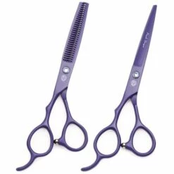 FUIENKO Links Hand Friseur Schere Set 6.0 "17,5 Cm Lila Drachen JP Stahl 8001# Ausdünnung Schere Schneiden Schere Barber Haar Schere,8001 Hong-D 6H -Angebote Schneidwerkzeug Store 67130144 3