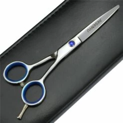 FUIENKO Friseur Schere In Schere 4/5/5,5 Zoll Gummi Finger Ring Schnurrbart Schere Schere Haar Professionelle 5,5,5 Cut Scissors -Angebote Schneidwerkzeug Store 67130152 5