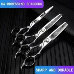 FUIENKO 6-zoll Flache Schere, Spurlose V-zahn Zahn Schere, Geweih Schere, Haar Salon Spezielle Haircutting Und Ausdünnung Schere,Number Three -Angebote Schneidwerkzeug Store 67130161 3