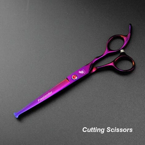 FUIENKO 7 Inch Runde Kopf Hund Pflege Schere Set Pet Hund Schere Professionelle Curved Schneiden Scheren Verdünnung Makas Tijeras Sicherheit,black Set 3 FUIENKO 7 Inch Runde Kopf Hund Pflege Schere Set Pet Hund Schere Professionelle Curved Schneiden Scheren Verdünnung Makas Tijeras Sicherheit,black Set – Bild 3