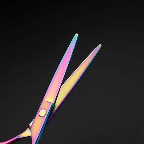 FUIENKO Professionelle Japan 440c Stahl 6 Zoll Regenbogen Cut Haar Schere Set Schneiden Scheren Verdünnung Barber Scissor Friseur Schere,Multicolor Thinning 3 FUIENKO Professionelle Japan 440c Stahl 6 Zoll Regenbogen Cut Haar Schere Set Schneiden Scheren Verdünnung Barber Scissor Friseur Schere,Multicolor Thinning – Bild 3
