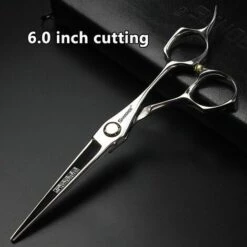 FUIENKO Echtes Friseur Schere Nahtlose Zähne Schere Set Barber Schere Friseur Flach Geschnitten Ausdünnung Schere,6 Inch Cut -Angebote Schneidwerkzeug Store 67130197 4