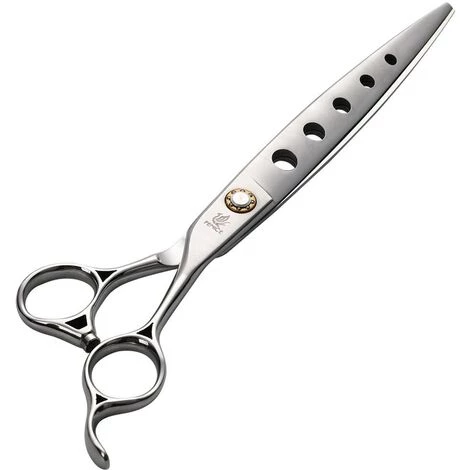 Fuienko 7/7.5/8 Zoll Jp440c Pet Hunde Gromming Schere Gerade Scheren Scharfe Kante Tiere Katze Haar Schneiden Barber Tools,7.5 Inch 3 Fuienko 7/7.5/8 Zoll Jp440c Pet Hunde Gromming Schere Gerade Scheren Scharfe Kante Tiere Katze Haar Schneiden Barber Tools,7.5 Inch – Bild 3