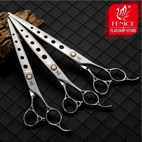 Fuienko 7/7.5/8 Zoll Jp440c Pet Hunde Gromming Schere Gerade Scheren Scharfe Kante Tiere Katze Haar Schneiden Barber Tools,7.5 Inch 5 Fuienko 7/7.5/8 Zoll Jp440c Pet Hunde Gromming Schere Gerade Scheren Scharfe Kante Tiere Katze Haar Schneiden Barber Tools,7.5 Inch – Bild 5