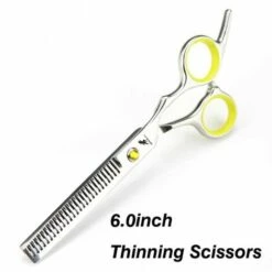 FUIENKO 6 Zoll Zahn Schere Flach Schere Für Friseure Und Friseure Spezielle Fein Schere Für Verdünnung Haarschnitte Und Haar,Thinning Scissors