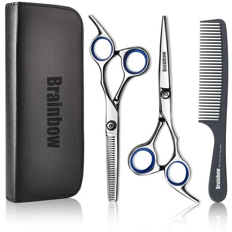 Fuienko 6 Zoll Schneiden Verdünnung Styling Werkzeug Haar Schere Edelstahl Salon Friseur Scheren Regelmäßige Flache Zähne Klingen,Cutting Thinning-Bag,Russische Föderation 1 Fuienko 6 Zoll Schneiden Verdünnung Styling Werkzeug Haar Schere Edelstahl Salon Friseur Scheren Regelmäßige Flache Zähne Klingen,Cutting Thinning-Bag,Russische Föderation