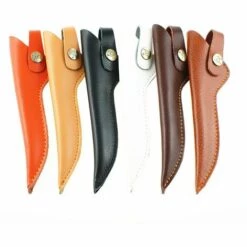 FUIENKO Haar Stil Werkzeuge Leder Barber Scissor Tasche Salon Friseur Holster Pouch Fall Peluqueria Schere Tasche,Orange