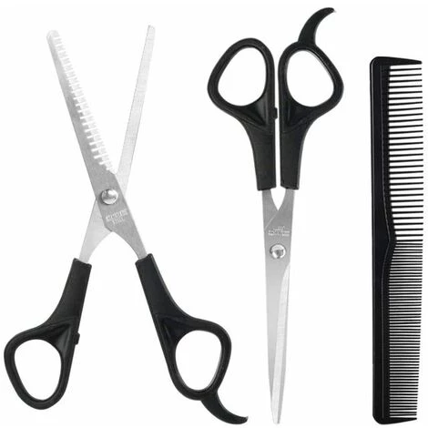 FUIENKO 3PCS Friseur Schere 6 Zoll Schere Für Schneiden Dünner Werdendes Haar Kamm Friseur Zubehör Salon Friseur Schere,3PCS 1 FUIENKO 3PCS Friseur Schere 6 Zoll Schere Für Schneiden Dünner Werdendes Haar Kamm Friseur Zubehör Salon Friseur Schere,3PCS