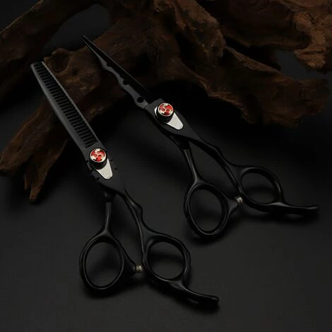 FUIENKO Professionelle Japan Stahl 6 ''7 Farben Flamme Edelstein Haar Schere Set Schneiden Friseur Haarschnitt Ausdünnung Schere Friseur Schere,set 4 FUIENKO Professionelle Japan Stahl 6 ''7 Farben Flamme Edelstein Haar Schere Set Schneiden Friseur Haarschnitt Ausdünnung Schere Friseur Schere,set – Bild 4
