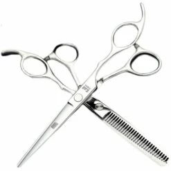 FUIENKO Japan Original 6,0 Friseur Schere Professional Barber Schere Set Haar Schneiden Schere Schere Haarschnitt,Suit Silver