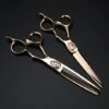 FUIENKO Professionelle JP 440c Stahl 6 ''scissor Rose Gold-cut Haar Schere Haarschnitt Verdünnung Barber Schneiden Scheren Friseur Schere,set