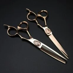 FUIENKO Professionelle JP 440c Stahl 6 ''scissor Rose Gold-cut Haar Schere Haarschnitt Verdünnung Barber Schneiden Scheren Friseur Schere,set