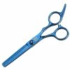 FUIENKO Professionelle 6 Zoll Multicolor Edelstahl Friseur Schere Haarschnitt Schneiden Schere Schneiden Verdünnung Barber Makas Schere,Blue Thinning