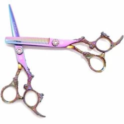 FUIENKO Haar Schneiden Schere Professional 5.5 "6" Japan 440C Barber Friseur Schere Dünner Schere Haarschnitt Drachen Griff Z9005,Z9005 Zi D 6N -Angebote Schneidwerkzeug Store 67130361 3