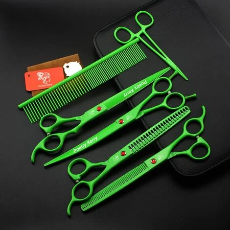 FUIENKO 8 Zoll Hundesalon Kit Friseur Hund Schere Set High Class Pet Schere Professional Scheren Werkzeuge Kurze Sets,Cutting Scissors 5 FUIENKO 8 Zoll Hundesalon Kit Friseur Hund Schere Set High Class Pet Schere Professional Scheren Werkzeuge Kurze Sets,Cutting Scissors – Bild 5
