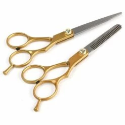 FUIENKO Golden Professional 6.0 Inch Stainless Steel Barber Hair Cutting Thinning Scissor Shears Hairdressing Set,teeth Scissors -Angebote Schneidwerkzeug Store 67130380 4