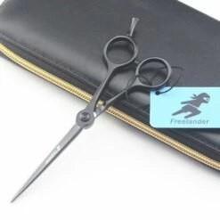 FUIENKO 5 "haar Schere 440C Schwarz Barber Clippers Friseur Schneiden Schere Friseur Professionelle Friseur Haarschnitt Für Friseur