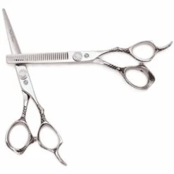 FUIENKO Lila Drachen Haar Schere 5.5 "6" JP 440C Friseur Schere Professionelle Drachen Griff Ausdünnung Schere Styling Werkzeug 9001#,Z-Hei-T-6N -Angebote Schneidwerkzeug Store 67130382 4