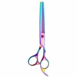 FUIENKO 7 Inch Japan Edelstahl 6cr13 Professional Pet Friseur Scissor Barber Schere,Gold Thinning -Angebote Schneidwerkzeug Store 67130391 4