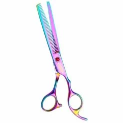 FUIENKO 7 Inch Japan Edelstahl 6cr13 Professional Pet Friseur Scissor Barber Schere,Gold Thinning -Angebote Schneidwerkzeug Store 67130391 5