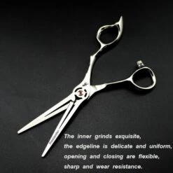 FUIENKO Friseur Schere Barber Schere 440c Japanischen Stahl Barber Schere Set Tesoura De Cabeleireiro Profissional -Angebote Schneidwerkzeug Store 67130437 4