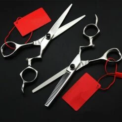 FUIENKO Gehobenen Deutschland 440c 6 Zoll Haar Schere Dünner Schere Schneiden Make-up Scissor Herrenfriseur Werkzeuge Haarschneidemaschine Friseurscheren,thinning -Angebote Schneidwerkzeug Store 67130448 4