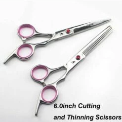 FUIENKO 6.0 "verkauf Lila Diamant Japanischen Haar Schere Billige Friseur Schere Schere Friseur Rasierer Haarschnitt Schere,Set