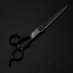 FUIENKO Professionelle 7 ''Schwarz Damaskus Scissor Gehobenen Haar Schere Schneiden Barber Werkzeuge Haarschnitt Ausdünnung Schere Friseur Schere,set With Bag 9 FUIENKO Professionelle 7 ''Schwarz Damaskus Scissor Gehobenen Haar Schere Schneiden Barber Werkzeuge Haarschnitt Ausdünnung Schere Friseur Schere,set With Bag -Angebote Schneidwerkzeug Store 67130457 5
