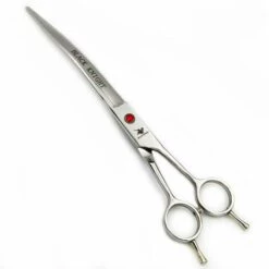 FUIENKO Marke 8 Zoll Professional Pet Pflege Schere Set Japan 440C Hund Scheren Haar Schneiden Schere Gebogene Schere Mit Tasche,1 Pcs -Angebote Schneidwerkzeug Store 67130486 4