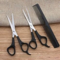 FUIENKO Friseur Haarschnitt Schere Edelstahl Friseur Ausdünnung Schere Salon Barbershop Set,4 -Angebote Schneidwerkzeug Store 67130501 5