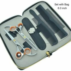 FUIENKO 5.5 "friseur Haar Schere Professionelle Friseure Hair Schneiden Schere Salon Friseur Verdünnung Clipper Smith Chu A0147C,A0054C-01-60