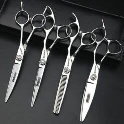 FUIENKO Friseur Professionelle Barber Schere Nicht-kennzeichnung Zahn Schere Set Haar Stylist Spezielle Haar Schneiden Schere Echte Haar,6 Inch Cut -Angebote Schneidwerkzeug Store 67130539 5