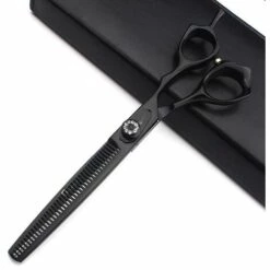 FUIENKO Friseur Schere Kit Für Friseure 7 Inch Verdünnung Barber Schere Für Friseure Schneiden Und Ausdünnung Schere Gebogene Schere,7 Inch Down -Angebote Schneidwerkzeug Store 67130540 4