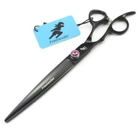 FUIENKO Freelander 7,5 Zoll Linkshänder Japan 440C Stahl Hund Pflege Schneiden Schere/Ausdünnung Schere/Scheren Für Pet Groomer,without Bag 1 FUIENKO Freelander 7,5 Zoll Linkshänder Japan 440C Stahl Hund Pflege Schneiden Schere/Ausdünnung Schere/Scheren Für Pet Groomer,without Bag